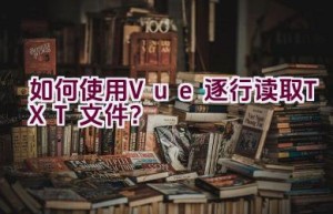 如何使用Vue逐行读取TXT文件？