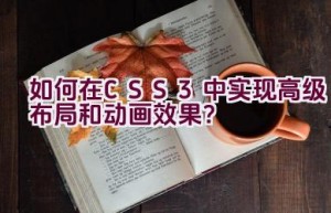 “如何在CSS3中实现高级布局和动画效果？”