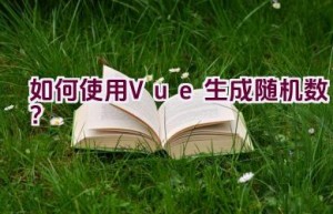 如何使用Vue生成随机数？