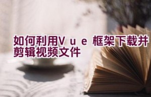 如何利用Vue框架下载并剪辑视频文件