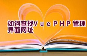 如何查找Vue PHP管理界面网址