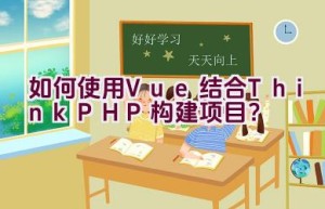 如何使用Vue结合ThinkPHP构建项目？