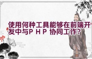 使用何种工具能够在前端开发中与PHP协同工作？