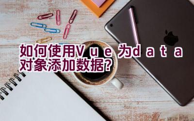 如何使用Vue为data对象添加数据？插图