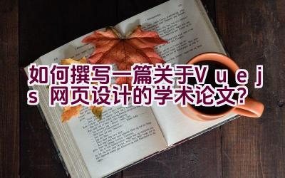 如何撰写一篇关于Vue.js网页设计的学术论文？插图