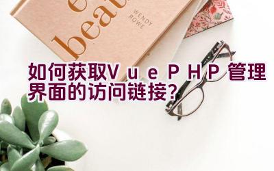 如何获取Vue PHP管理界面的访问链接？插图