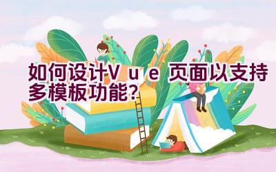 如何设计Vue页面以支持多模板功能？插图