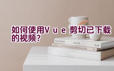 如何使用Vue剪切已下载的视频？插图