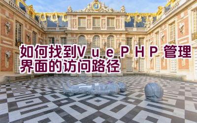 如何找到Vue PHP管理界面的访问路径插图