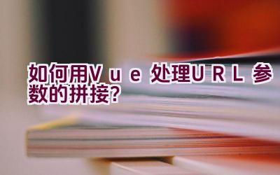 如何用Vue处理URL参数的拼接？插图